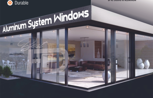 What are the benefits of aluminum system doors and windows compared to other materials?